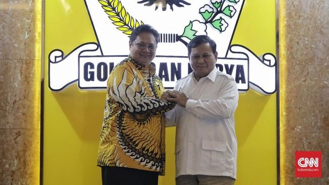 Airlangga Akui Dekat dengan Prabowo, Sudah Bahas soal Power Sharing