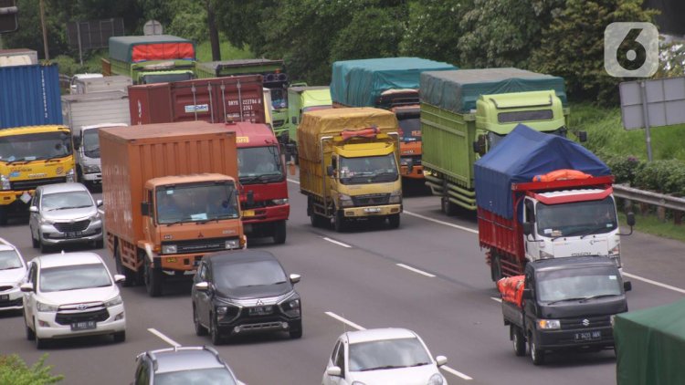 Ratusan Kendaraan ODOL Terjaring Operasi di Tol Tangerang