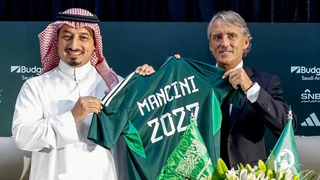 Roberto Mancini Janji Bawa Arab Saudi Juara Piala Asia 2023