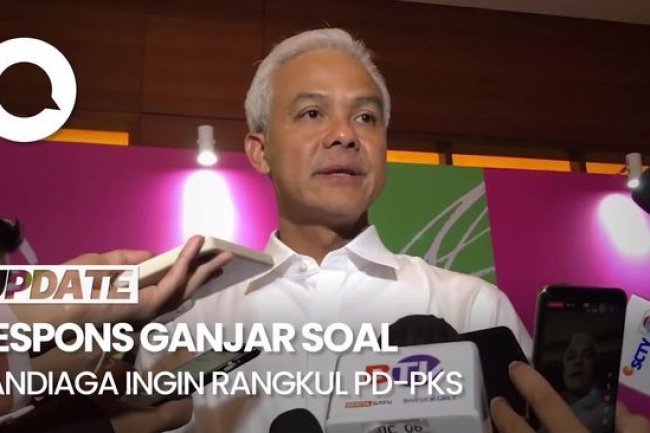 Ganjar Tak Khawatir Manuver PPP Ingin Rangkul Demokrat-PKS
