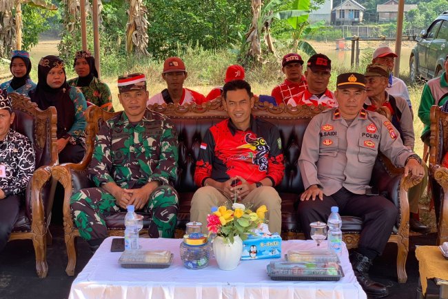 Danramil 1015-08 Mentaya Hulu Hadiri Acara Pawai Karnaval Pembangunan