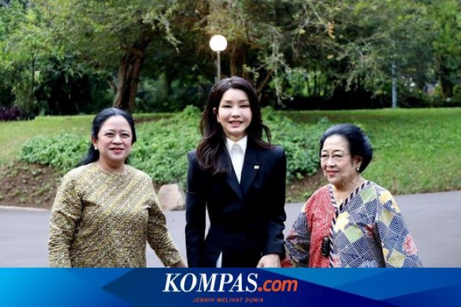 Ketika Megawati dan Puan Ajak Ibu Negara Korsel Keliling Istana Batu Tulis