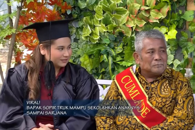 Kisah Sopir Truk Sekolahkan Anak hingga Sarjana Hukum dan Dapatkan Gelar Cum Laude