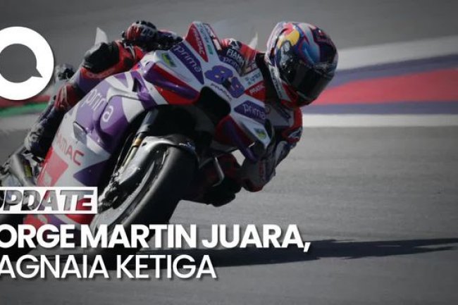 Sprint Race MotoGP San Marino: Martin Juara, Pedrosa 'Ganggu' Bagnaia