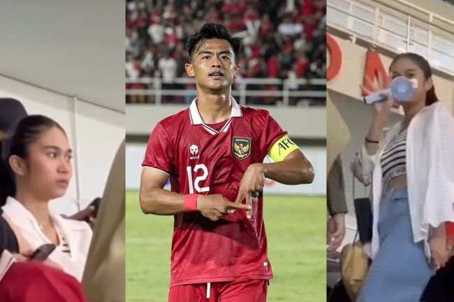 Potret Azizah Salsha Dukung Pratama Arhan di Stadion, Gandeng Ibu Mertua - Ekspresi Saat Suami Cetak Gol & Selebrasi Jadi Sorotan