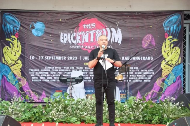 Festival Mural dan Grafiti Internasional Meriahkan Haornas di Tangerang