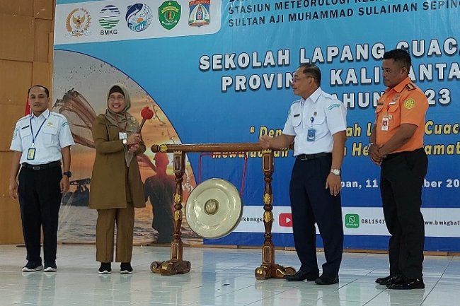 BMKG Beri Pemahaman Layanan Teknologi  Informasi Cuaca Kepada Nelayan Balikpapan