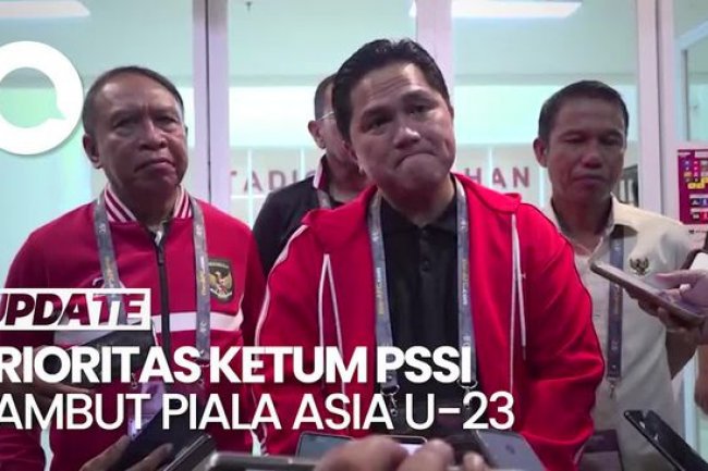 Erick Thohir Beri Catatan usai Nonton Laga Indonesia Vs Turkmenistan