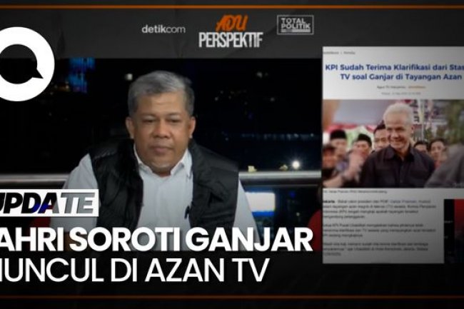 Ganjar Muncul di Azan TV, Fahri Hamzah: Masa KPI Nggak Paham?