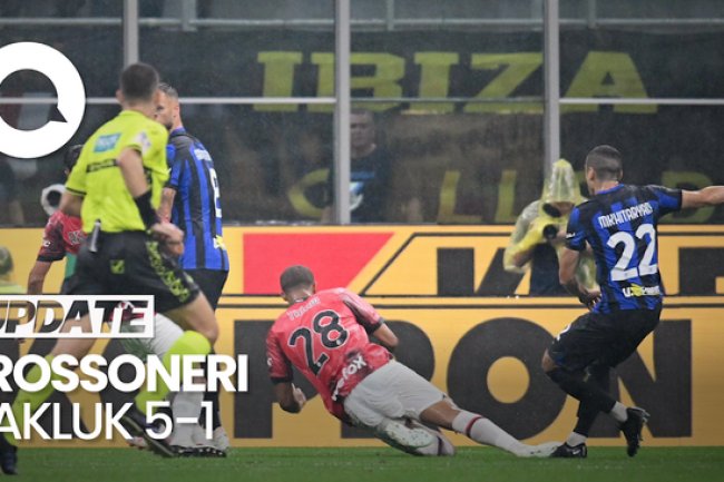 Pesta Gol! Inter Milan Hajar AC Milan dengan Skor 5-1