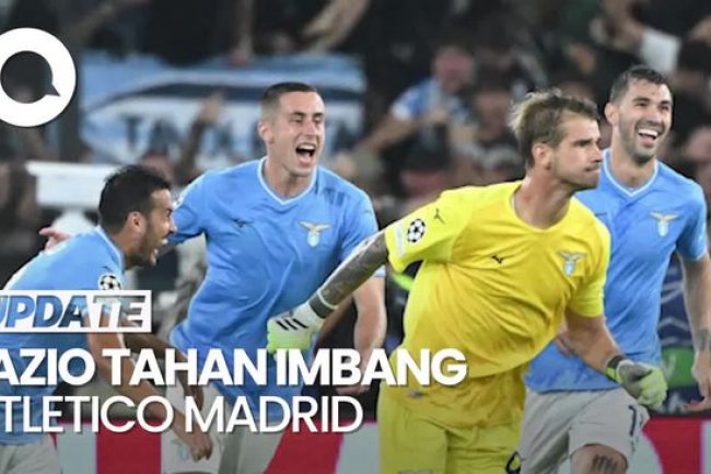 Kiper Cetak Gol, Lazio Selamat dari Kekalahan atas Atletico Madrid