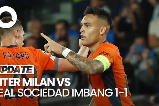 Lautaro Martinez Selamatkan Inter Milan dari Kekalahan