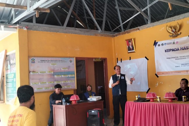 Posko KKNT INTI Lakukan PKM di Desa Bontosunggu, Edukasi Pemanfaatan Teknologi Informasi dalam Penanganan Stunting