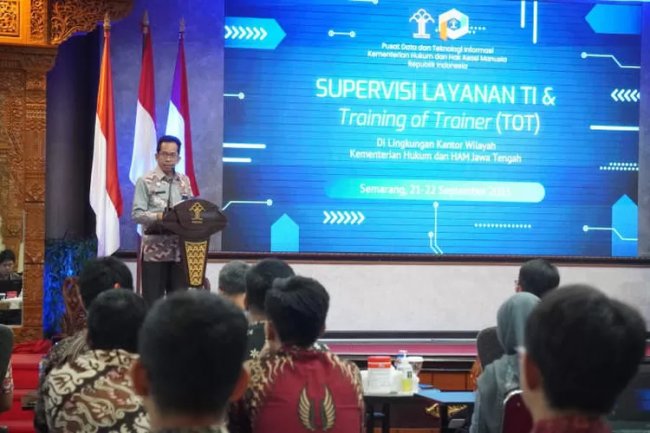 Kemenkumham Jateng Gelar Supervisi Layanan Teknologi Informasi dan TOT