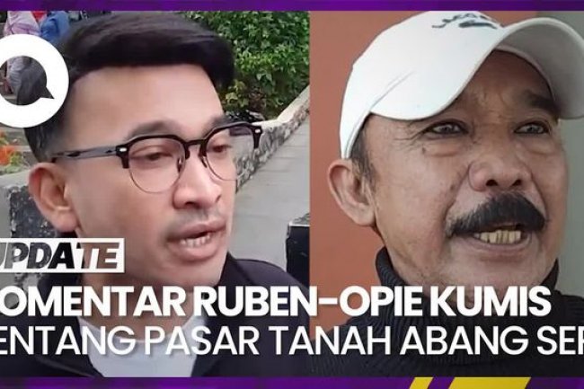 Kata Ruben-Opie Kumis soal Pasar Tanah Abang Sepi gegara Live Shop Artis