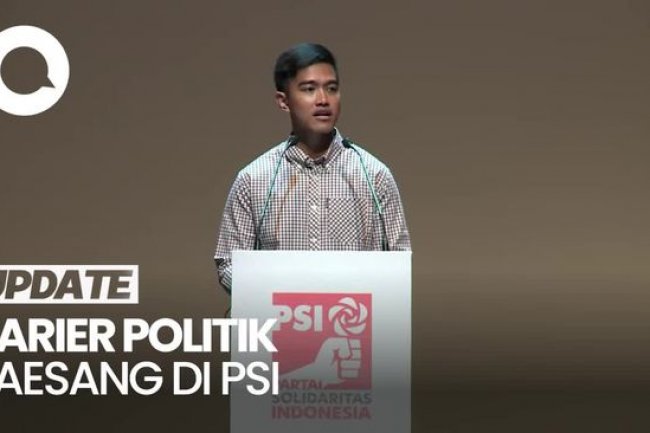 Jalan Ninja Kaesang Terjun ke Politik: Sabtu Jadi Kader-Senin Jadi Ketum