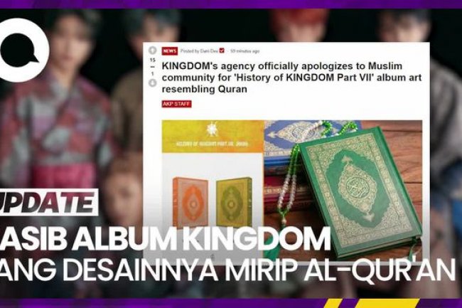 Album Kingdom Mirip Al-Qur'an, Agensi Minta Maaf
