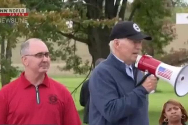 Biden Ikut Demo Dukung Buruh Otomotif yang Mogok Kerja Minta Kenaikan Gaji