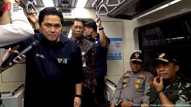 Erick Thohir Minta LRT Jabodebek Bisa Berkelas Internasional