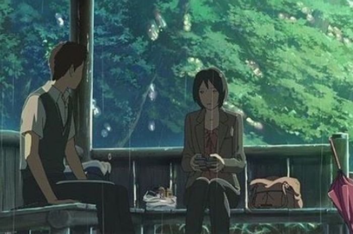 Keindahan dan Kisah Asmara dalam Sinopsis Film Anime The Garden of Words: Takao Akizuki Bermimpi Menjadi Pembuat Sepatu yang Bertemu dengan Yukari Yukino