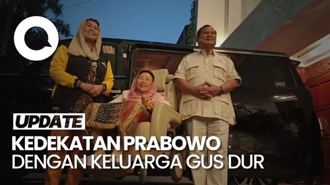 Gaya Prabowo Dekati Keluarga Gus Dur: Dari Berlutut sampai Gelar Pertemuan