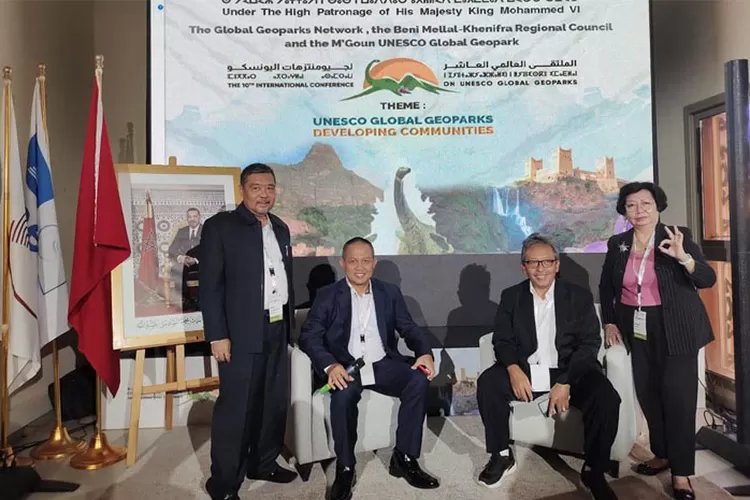 Bangun Pariwisata, Geopark Kebumen Ikuti Konferensi Internasional Ke-10 UNESCO Global Geopark di Maroko