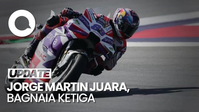 Sprint Race MotoGP San Marino: Martin Juara, Pedrosa 'Ganggu' Bagnaia
