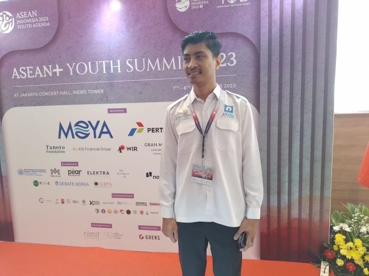 Irvannanda Ketum Asosiasi Teknologi Informasi dan Open Source (ATIOS) Hadiri ASEAN+ Youth Summit 2023