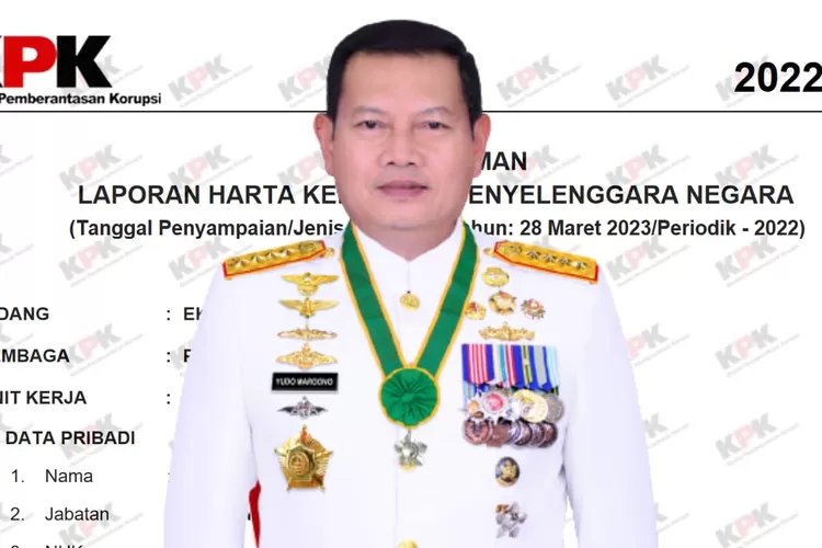 Inilah Harta Kekayaan Panglima TNI Yudo Margono, Bersih dari Hutang, Jumlah Kekayaanya Gila-gilaan Capai ...