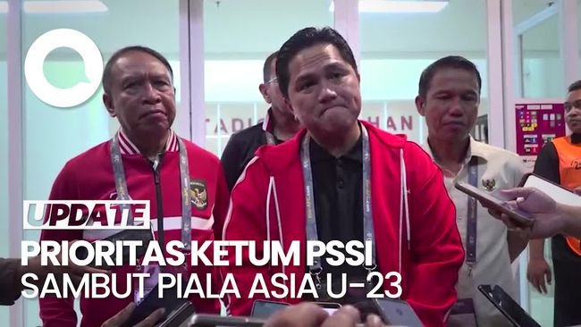 Erick Thohir Beri Catatan usai Nonton Laga Indonesia Vs Turkmenistan