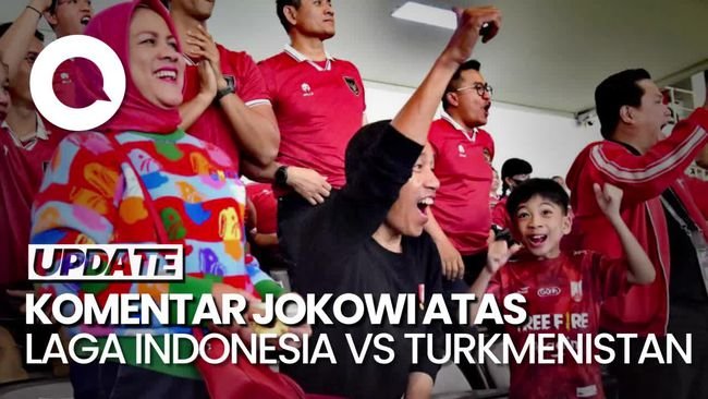 Jokowi Usai Nonton Pertandingan Indonesia Vs Turkmenistan: Ini Sejarah!