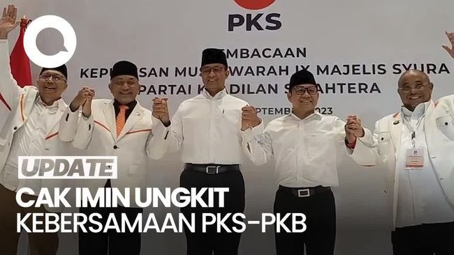 Terharunya Cak Imin Disambut PKS, Serasa Reunian Era SBY