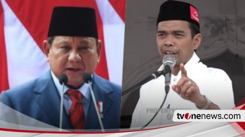 Ustaz Abdul Somad Dulu Pernah Ungkap Alasan yang Membuatnya Pilih Prabowo daripada Jokowi di Pilpres 2019, itu karena...