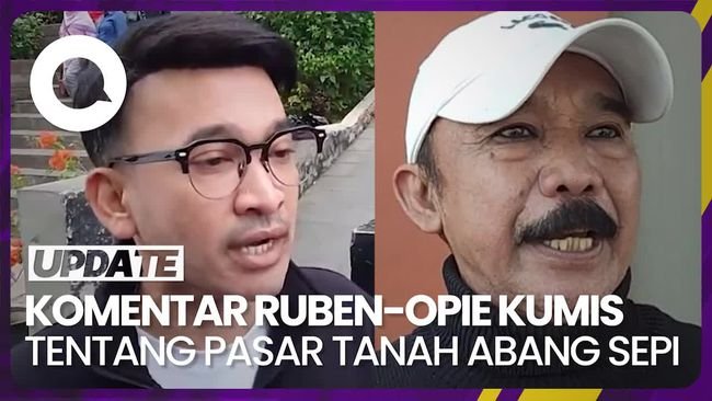 Kata Ruben-Opie Kumis soal Pasar Tanah Abang Sepi gegara Live Shop Artis