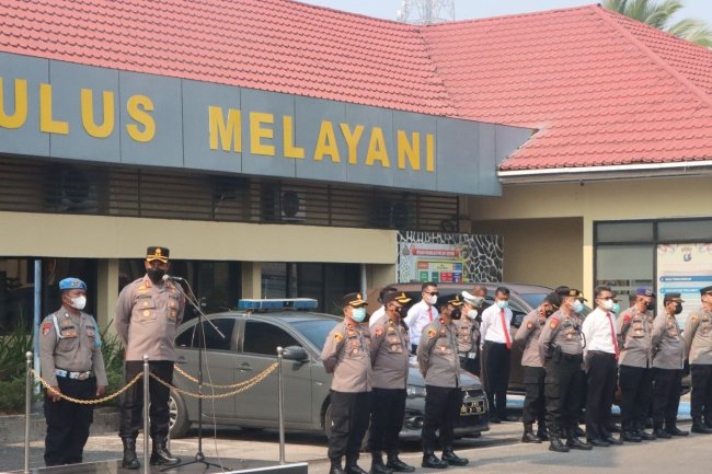 Kapolres Kotim Sampaikan Beberapa Penekanan di Apel Jam Pimpinan