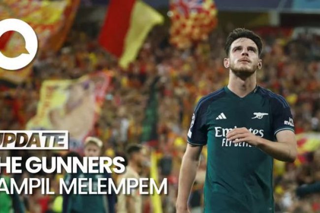 Liga Champions: Saka Cedera, Arsenal Takluk 1-2 dari Lens