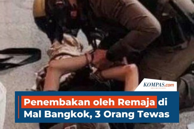 Peristiwa penembakan terjadi di sebuah mal di Bangkok, Thailand pada Selasa (3/10/2023).