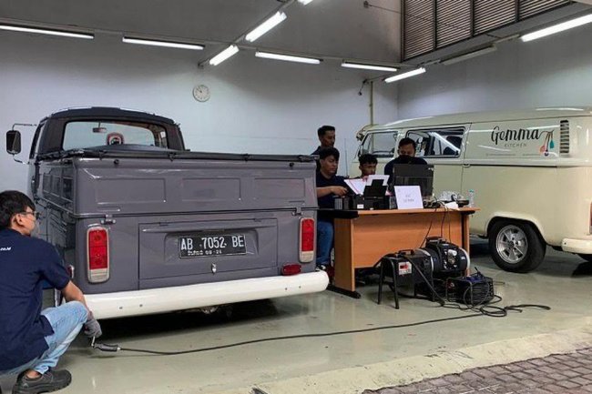 Puluhan Mobil VW Klasik Uji Emisi di Audi Center, Hasilnya Mencengangkan