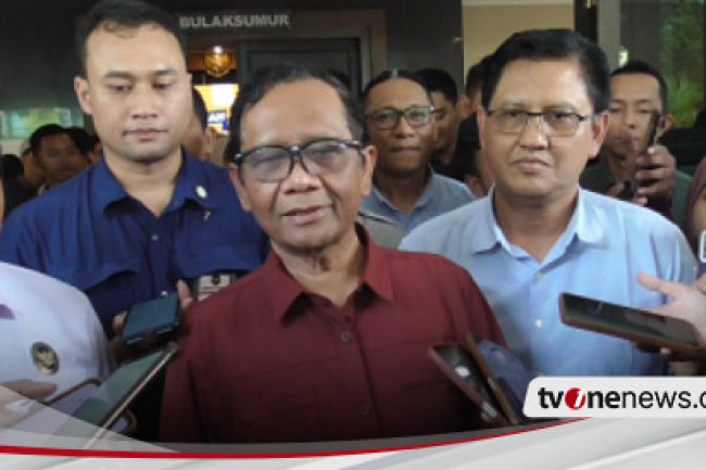 Begini Respon Menko Polhukam Mahfud MD Soal Dugaan Pemerasan Pimpinan KPK pada Mentan SYL