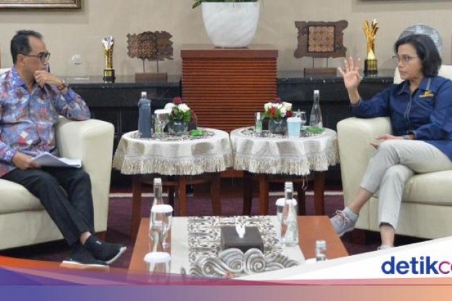 Momen Menhub Budi Karya Bertemu Menkeu Sri Mulyani, Ada Apa?