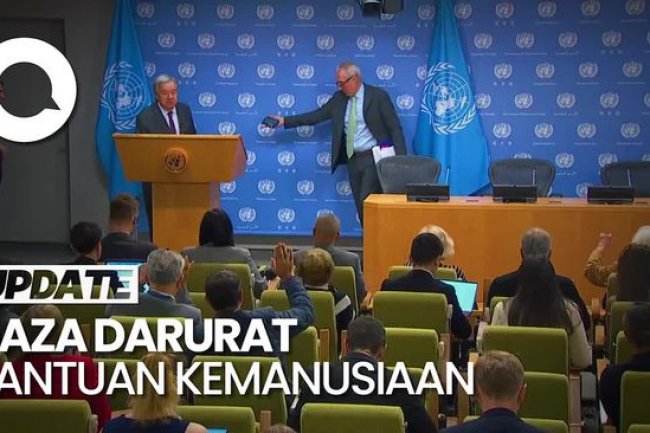 PBB Desak Dunia Internasional Buka Akses Bantuan Kemanusiaan ke Gaza