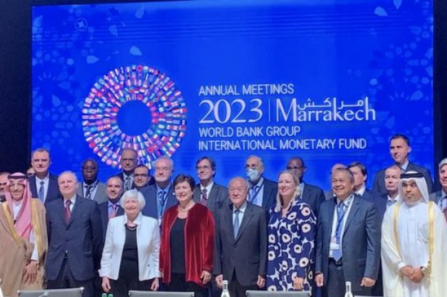 Bos BI Bawa Bocoran Isi Pertemuan IMF & World Bank di Maroko