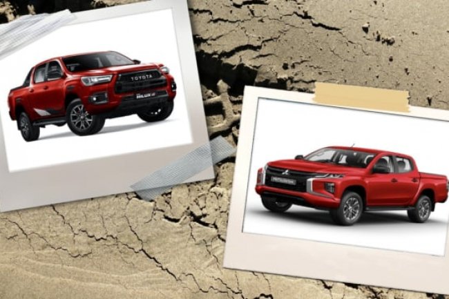 Komparasi Toyota Hilux GR Sport dan Mitsubishi Triton Ultimate 2023
