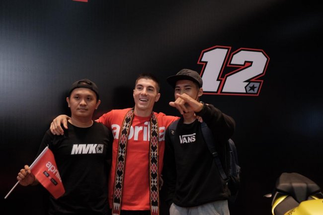 Pembalap Aprilia Maverick Vinales Incar Podium di MotoGP Mandalika 2023
