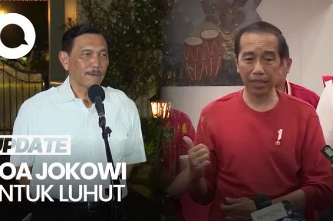 Doa Jokowi untuk Kesembuhan Luhut