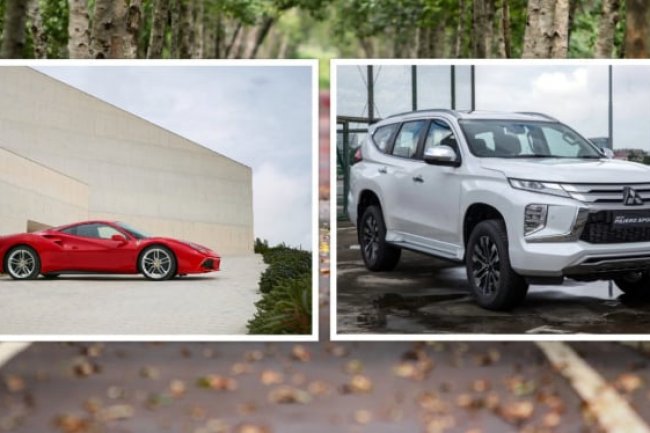 Viral Ferrari dan Pajero Sport Balapan Liar di Palembang