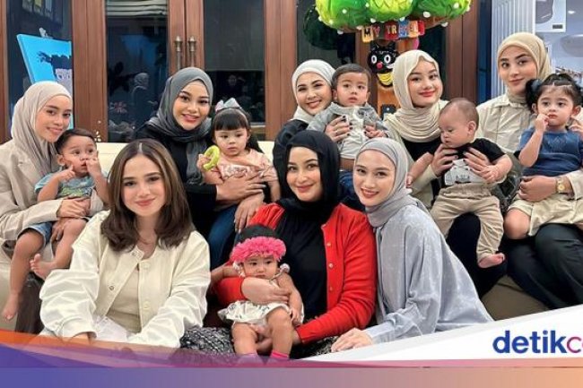 7 Foto Arisan Geng Mamayu Sambil Bawa Anak, Pancarkan Pesona Para Mahmud