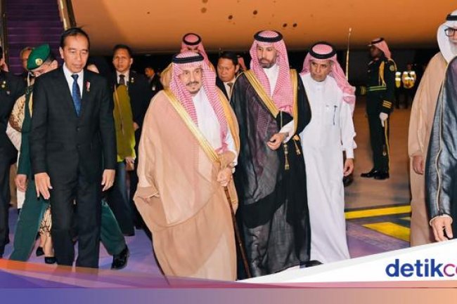 Jokowi Tiba di Riyadh Usai Kunjungi China, Didampingi Erick Thohir-Zulhas