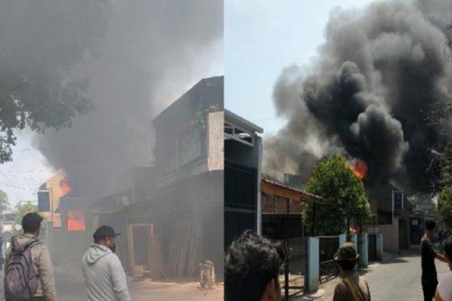 5 Peristiwa Kebakaran Landa Rumah dan Tempat Usaha di Kota Bandung dalam 1 Hari