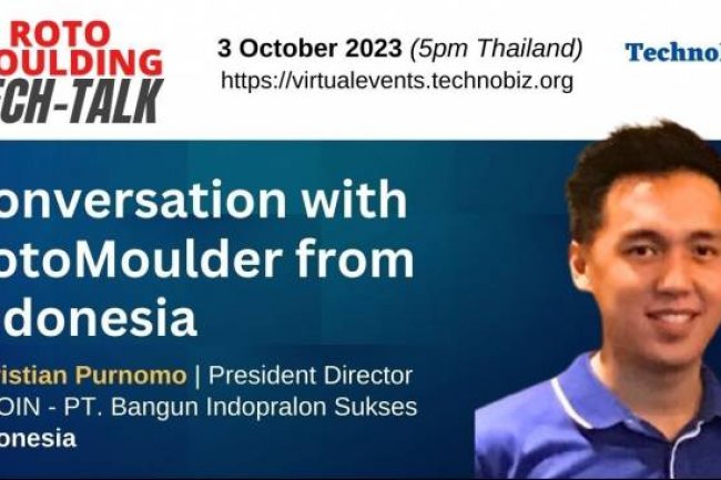 CEO PT Bangun Indopralon Sukses Unjuk Gigi di Panggung Internasional Roto Moulding